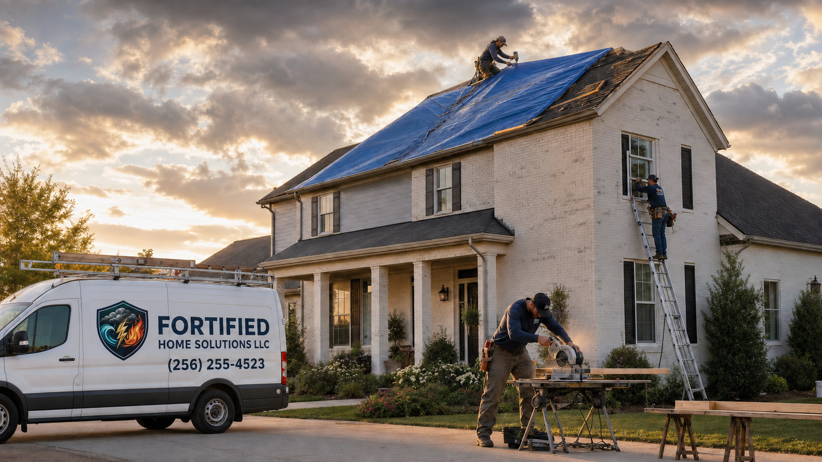 Fortified Home Solutions team at work