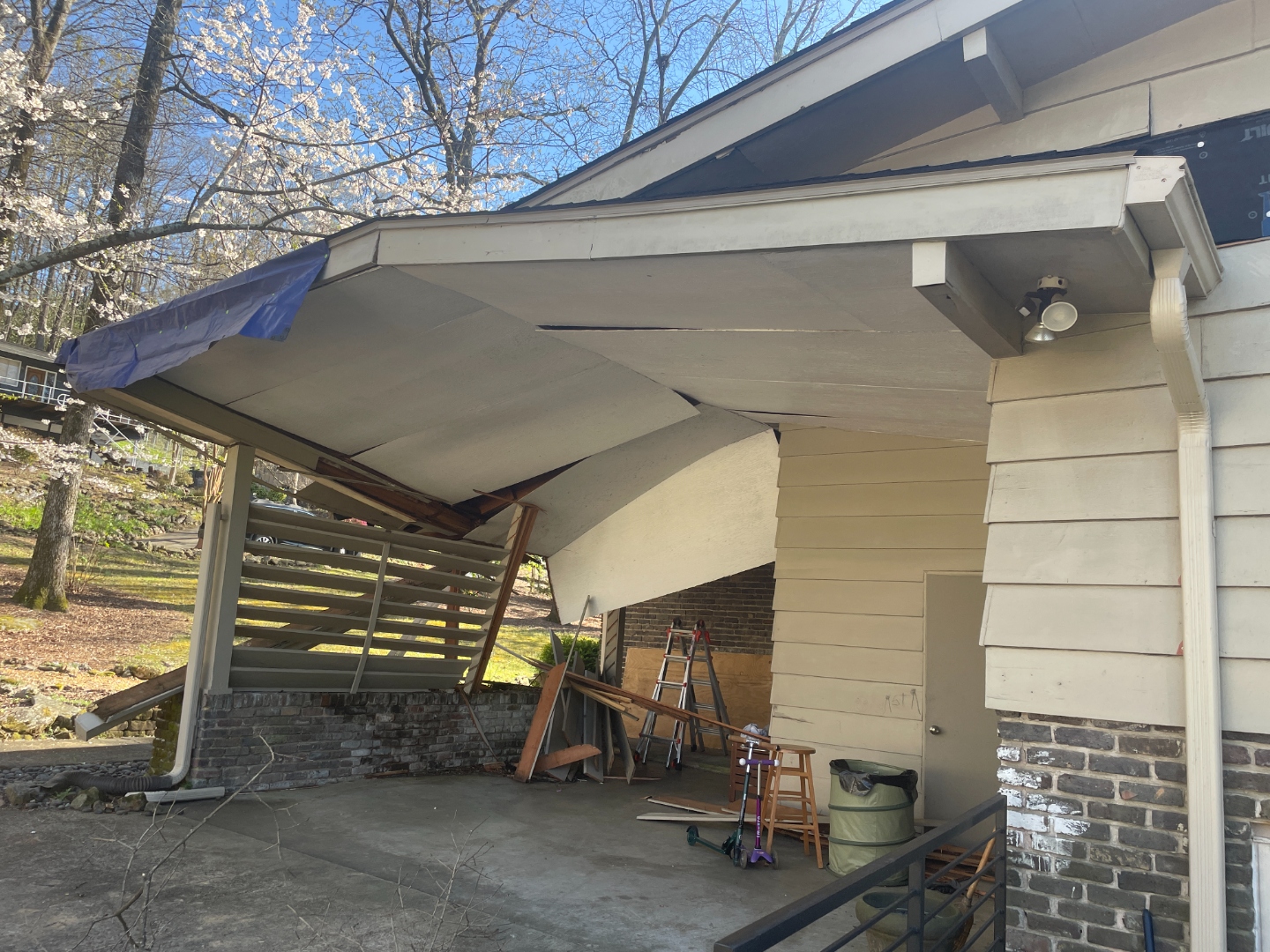 Old Creek — rotted beam