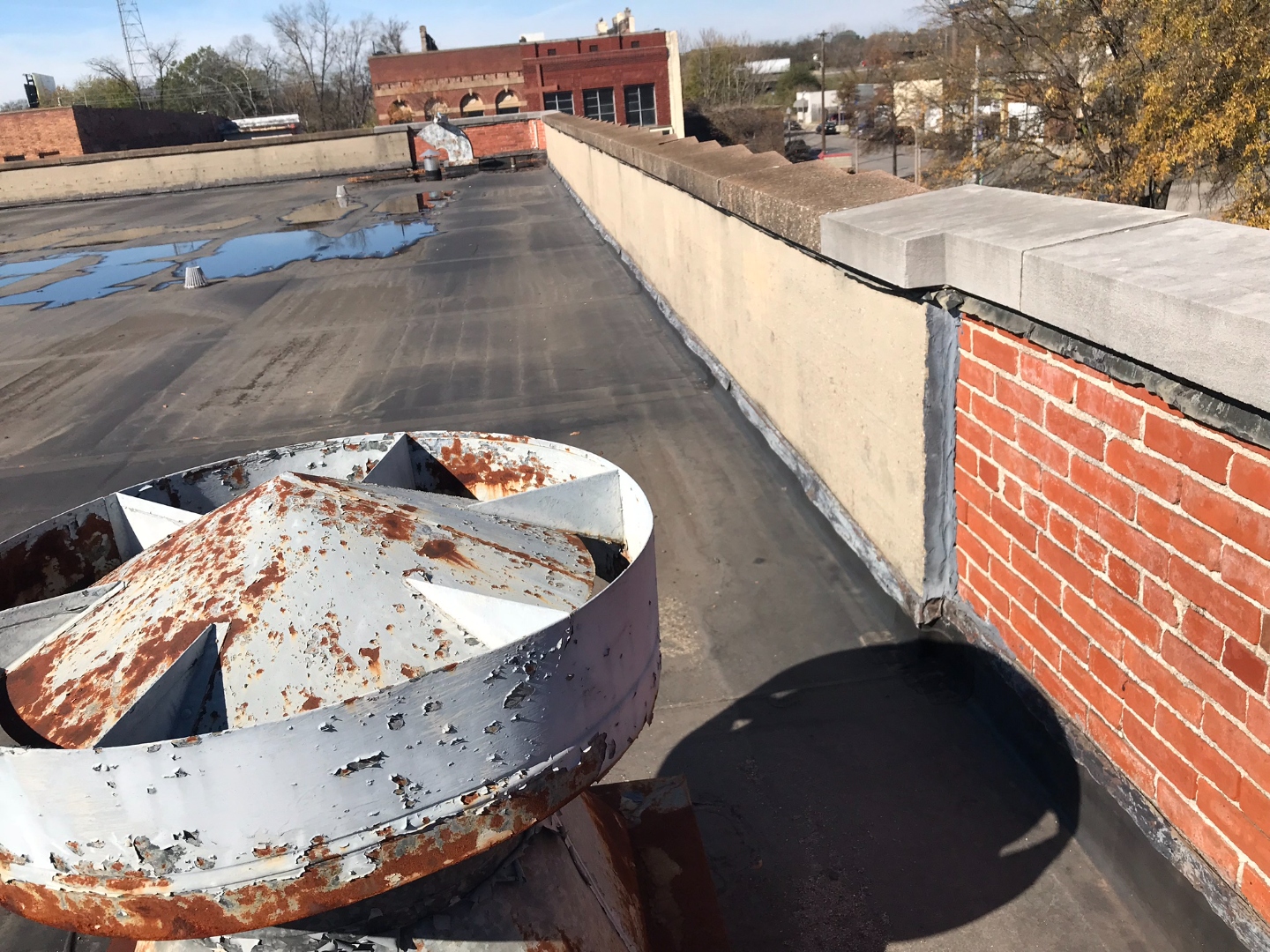 St. Mary's — parapet corner detail